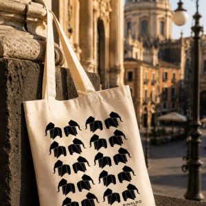 SHOPPER LIOTRO, borsa in cotone Catania