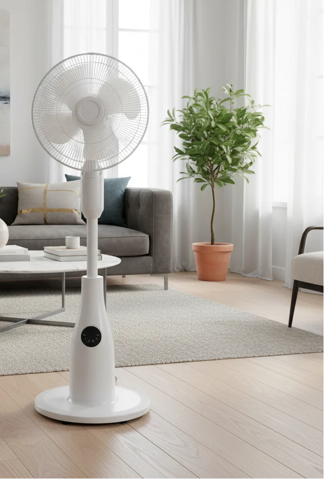 Ventilatore Umidificatore a Colonna con LED e Telecomando – 80 W – 2 L - immagine 2